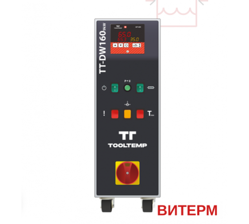 Термостат TOOL-TEMP TT-DW160 9kW / MP-988, вода под давлением до 160 °C, нагрев 9 кВт, контроллер MP-988